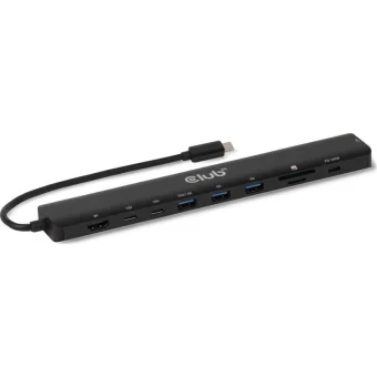 Club3D USB-C Docking Station με HDMI 4K PD Ethernet Μαύρο (CSV-2550)