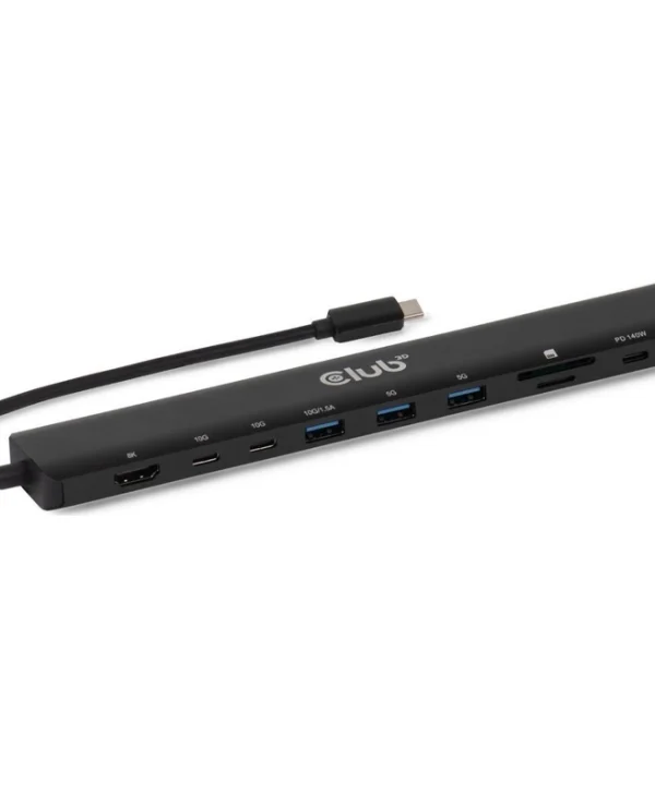 Club3D USB-C Docking Station με HDMI 4K PD Ethernet Μαύρο (CSV-2550)