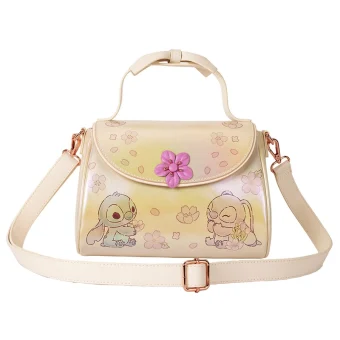 Funko Stitch Cute Bow Handle Παιδική Τσάντα Ώμου Μπεζ 520εκ. WDTB3184