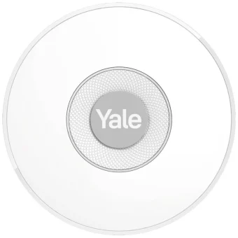 Yale Ασύρματη RF Σειρήνα Συναγερμού Μπαταρίας Εσωτερικού Χώρου 85dB με Λευκό Φως AL-IS-1A-W