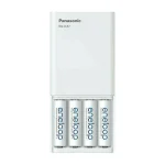Panasonic Eneloop Smart & Quick BQ-CC87 USB Φορτιστής 4 Μπαταριών Ni-MH Μεγέθους AA/AAA σε Λευκό χρώμα BQ-CC87USB - Image 3