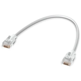 Ubiquiti U/UTP Cat.6 (Gigabit) Καλώδιο Δικτύου Ethernet 15m Λευκό UACC-Cable-Patch-EL-15M-W