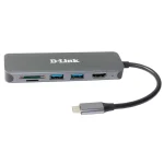 D-Link USB-C Docking Station με HDMI 4K PD Γκρι (DUB-2327) - Image 2