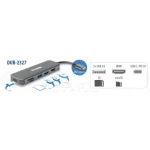 D-Link USB-C Docking Station με HDMI 4K PD Γκρι (DUB-2327) - Image 5
