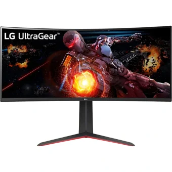 LG 34GP63AP-B Ultrawide VA HDR Curved Gaming Monitor 34" QHD 3440x1440 160Hz με Χρόνο Απόκρισης 5ms GTG