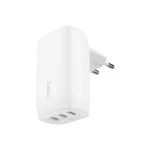Belkin Φορτιστής με 3 Θύρες USB-C και Καλώδιο USB-C - USB-C 67W Power Delivery Λευκός (BoostCharge) WCC002VF2MWH-B6 - Image 7