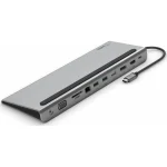 Belkin Connect USB-C Docking Station με HDMI/DisplayPort 4K PD Ethernet και συνδεση 3 Οθονών Ασημί INC004BTSGY