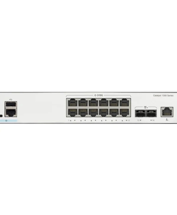 Cisco C1300-12XT-2X Managed L2 Switch με 12 Θύρες Gigabit (10Gbps) Ethernet και 2 SFP Θύρες