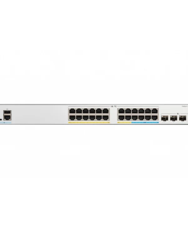 Cisco C1300-24MGP-4X Managed L2 Switch με 24 Θύρες Gigabit (1Gbps) Ethernet και 4 SFP Θύρες