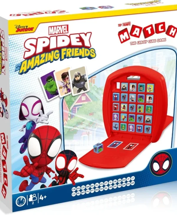 Επιτραπέζιο Παιχνίδι Top Trumps Match Spidey and His Amazing Friends για 2 Παίκτες 4+ Ετών (EN) Winning Moves