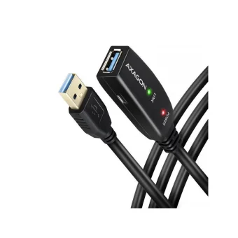 Axagon USB 3.0 Cable USB-A male - USB-A female Μαύρο 5m ADR-305