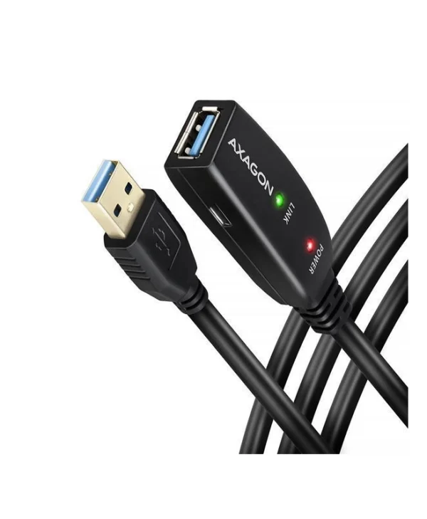 Axagon USB 3.0 Cable USB-A male - USB-A female Μαύρο 5m ADR-305