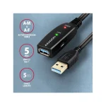 Axagon USB 3.0 Cable USB-A male - USB-A female Μαύρο 5m ADR-305 - Image 2