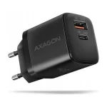 Axagon Φορτιστής Χωρίς Καλώδιο με Θύρα USB-A και Θύρα USB-C 20W Power Delivery / Quick Charge 2.0 / Quick Charge 3.0 / Quick Charge 4+ Μαύρος (ΑCU-ΡQ20) ACU-PQ20