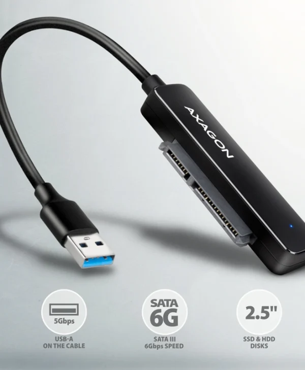 Αχαgον Αdsα-fρ2α Usβ3.2 Gεν1 Sατα 6g 2.5" Ηdd Ssd Fαsτροrτ2 Αdαρτεr ADSA-FP2A