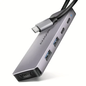 Axagon HMC-5H60 USB-C Docking Station με HDMI 4K PD Γκρι ZUUS-704
