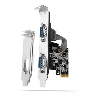 Axagon Κάρτα PCIe σε 2 θύρες RS232 DB9 Serial PCEA-S2N