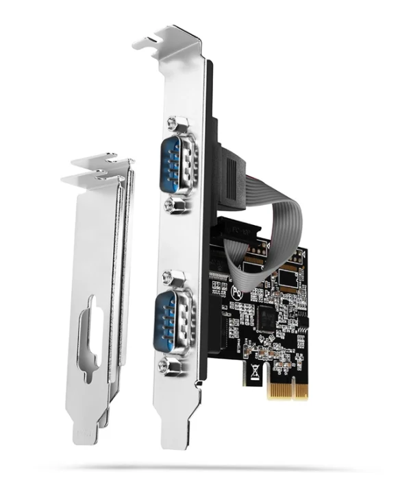 Axagon Κάρτα PCIe σε 2 θύρες RS232 DB9 Serial PCEA-S2N