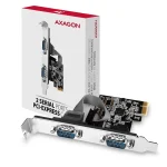 Axagon Κάρτα PCIe σε 2 θύρες RS232 DB9 Serial PCEA-S2N - Image 2