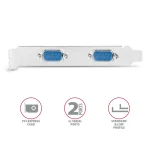 Axagon Κάρτα PCIe σε 2 θύρες RS232 DB9 Serial PCEA-S2N - Image 3
