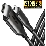 Axagon HDMI 2.0 Premium High Speed 4K 60Hz HDR Cable HDMI male - HDMI male 1.8m Ασημί 8277442