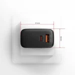 Axagon Φορτιστής Χωρίς Καλώδιο GaN με Θύρα USB-A και Θύρα USB-C 45W Power Delivery / Quick Charge 3.0 / Quick Charge 4.0 Μαύρος (ΑCU-ΡQ45) ZUUS-696 - Image 5