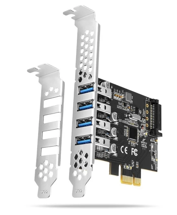 Axagon Κάρτα PCIe σε 4 θύρες USB 3.2 (PCEU-43RS)