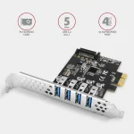 Axagon Κάρτα PCIe σε 4 θύρες USB 3.2 (PCEU-43RS) - Image 4