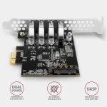 Axagon Κάρτα PCIe σε 4 θύρες USB 3.2 (PCEU-43RS) - Image 6