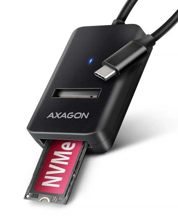 Axagon Θήκη για Σκληρό Δίσκο M.2 SATA III NVME με σύνδεση Type-C ZUUS-702