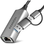 Axagon ADE-TXCA Αντάπτορας Δικτύου USB-C με Ενσύρματη Σύνδεση Ethernet (Πρότυπο v1) ZUAD-1558