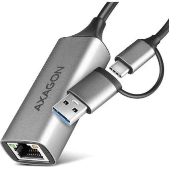 Axagon ADE-TXCA Αντάπτορας Δικτύου USB-C με Ενσύρματη Σύνδεση Ethernet (Πρότυπο v1) ZUAD-1558