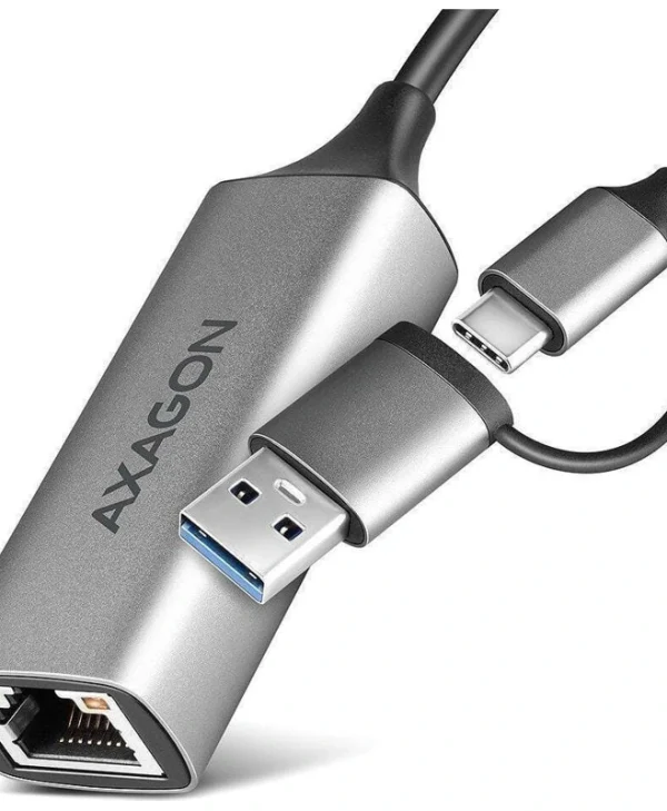 Axagon ADE-TXCA Αντάπτορας Δικτύου USB-C με Ενσύρματη Σύνδεση Ethernet (Πρότυπο v1) ZUAD-1558