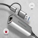 Axagon ADE-TXCA Αντάπτορας Δικτύου USB-C με Ενσύρματη Σύνδεση Ethernet (Πρότυπο v1) ZUAD-1558 - Image 9