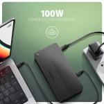 Axagon USB-C Docking Station με HDMI/DisplayPort 4K PD Ethernet και σύνδεση 2 Οθονών Μαύρο (Hmc-U4) ZUUS-727 - Image 9