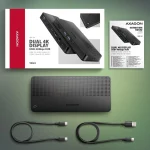 Axagon USB-C Docking Station με HDMI/DisplayPort 4K PD Ethernet και σύνδεση 2 Οθονών Μαύρο (Hmc-U4) ZUUS-727 - Image 11