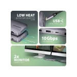 Axagon v1 Hub 12 Θυρών USB 3.2 με σύνδεση USB-A / USB-C Ασημί HMC-12GM2 - Image 6