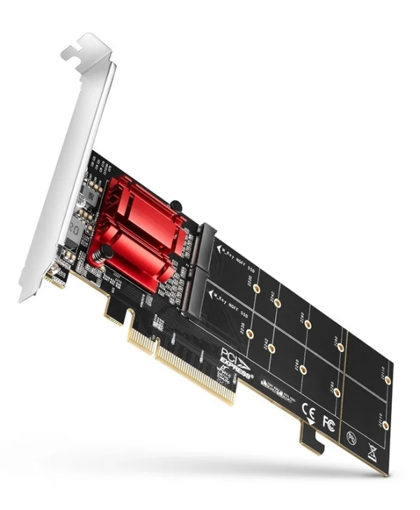 Axagon Κάρτα PCIe σε 2 θύρες M.2 PCEM2-ND