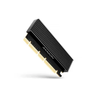 Axagon Pcem2-xs 1x Internal Slot M.2 Nvme Pcie X16 X8 X4 Card Passive Aluminum Heatsink 100347488