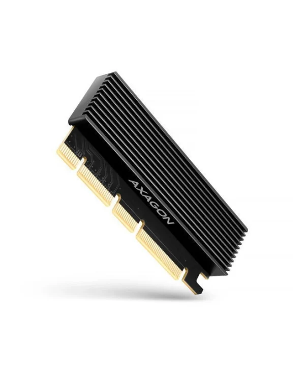 Axagon Pcem2-xs 1x Internal Slot M.2 Nvme Pcie X16 X8 X4 Card Passive Aluminum Heatsink 100347488