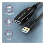 Axagon USB 3.0 Cable USB-A male - USB-A female Μαύρο 10m ADR-310 - Image 3