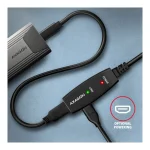 Axagon USB 3.0 Cable USB-A male - USB-A female Μαύρο 10m ADR-310 - Image 4