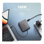 Axagon HMC-5HL USB-C Docking Station με HDMI 4K PD Ethernet Γκρι 100352106 - Image 3