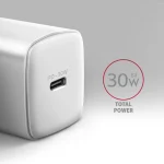 Axagon Φορτιστής Χωρίς Καλώδιο με Θύρα USB-C 30W Power Delivery / Quick Charge 3.0 Λευκός ACU-PD30W - Image 2