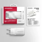 Axagon Φορτιστής Χωρίς Καλώδιο με Θύρα USB-C 30W Power Delivery / Quick Charge 3.0 Λευκός ACU-PD30W - Image 8