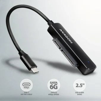 Αχαgον Αdsα-fρ2c Usβ-c 3.2 Gεν1 Sατα 6g 2.5" Ηdd Ssd Fαsτροrτ2 Αdαρτεr ADSA-FP2C