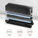 Axagon M.2 Ssd Passive Cooler Aluminum Γκρι CLR-M2XT - Image 7