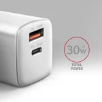 Axagon Φορτιστής Χωρίς Καλώδιο 30W Power Delivery / Quick Charge 3.0 Λευκός (AZAXNLSACUPQ30W) 8280288 - Image 4