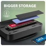 Axagon HMC-UFO USB-C Docking Station με HDMI 4K PD Ethernet Γκρι - Image 5