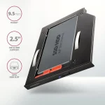 Axagon RSS-CD09 ODD - 2.5" SATA SSD/HDD Caddy 9.5 MM - Image 3